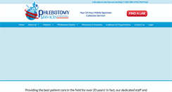 Desktop Screenshot of phlebotomyservices.com